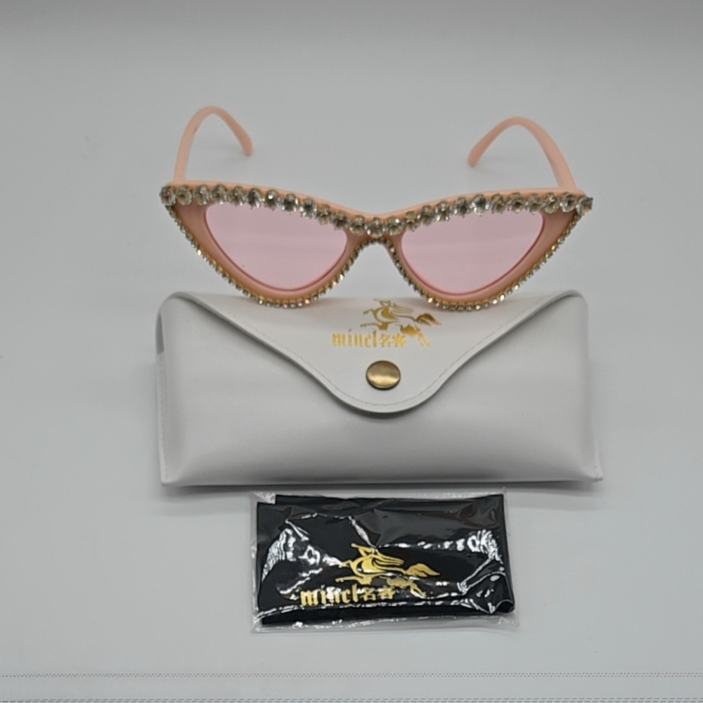 SI1 - INC International Concepts Rhinestone Pink Sunglasses